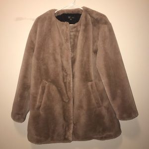 Caramel/Tan Fur Coat
